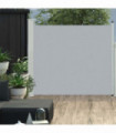 Patio Retractable Side Awning 100x300 cm Grey