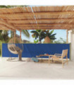 Patio Retractable Side Awning 117x600 cm Blue