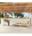 Patio Retractable Side Awning 117x600 cm Cream