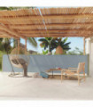 Patio Retractable Side Awning 117x600 cm Grey