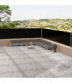 Retractable Side Awning Black 117x1200 cm