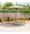 vidaXL 5 Piece Garden Pallet Sofa Set Solid Wood Acacia