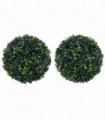 vidaXL Artificial Boxwood Balls 2 pcs 45 cm