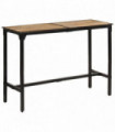 vidaXL Bar Table 150x55x107 cm Solid Rough Wood Mango