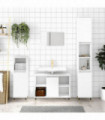 vidaXL Bathroom Cabinet White 30x30x100 cm Engineered Wood