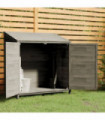 vidaXL Garden Shed Anthracite 102x52x112 cm Solid Wood Fir