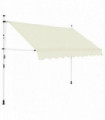 Manual Retractable Awning 250 cm Cream