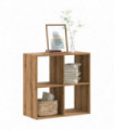 vidaXL Bookcase Artisian Oak 68.5x32x68.5 cm Engineered Wood