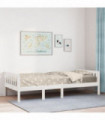 vidaXL Children's Bed without Mattress White 90x200 cm Solid Wood Pine
