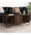 vidaXL Coffee Table Brown Oak 100x51x40 cm Engineered Wood