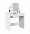 vidaXL Dressing Table with Mirror White 73x46.5x120 cm