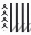 4 Height Adjustable Table Legs Black 870 mm