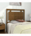 Bed Headboard Honey Brown 95.5x4x100 cm Solid Pine Wood