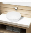 Ceramic Bathroom Sink Basin White Round