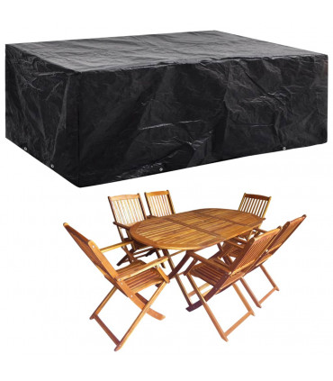 vidaXL Garden Furniture Covers 2 pcs 8 Eyelets 242x162x100 cm