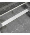Linear Shower Drain Bubble 1030x140 mm Stainless Steel
