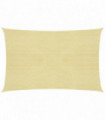 Sunshade Sail 160 g/m² Beige 2x3.5 m HDPE