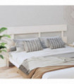 vidaXL Bed Headboard White 184x3x81 cm Solid Wood Pine