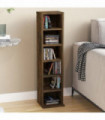 vidaXL CD Cabinet Smoked Oak 21x20x88 cm Engineered Wood