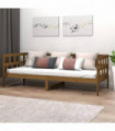 Day Bed Honey Brown Solid Wood Pine 80x200 cm