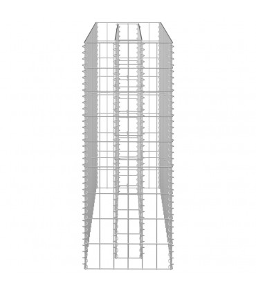 Gabion Raised Bed Galvanised Steel 90x30x90 cm