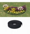 Garden Edgings 4 pcs Black 10 m 10 cm Polyethylene