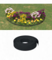 Garden Edgings 5 pcs Black 10 m 10 cm Polyethylene