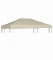 vidaXL Gazebo Top Cover 310 g/m² 4x3 m Beige