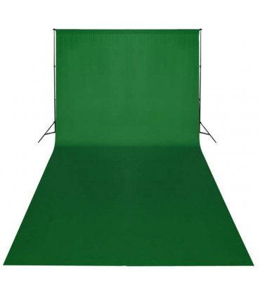Backdrop Cotton Green 600x300 cm Chroma Key