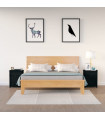 Bedside Cabinets 2 pcs Black 50x35x61.5 cm Solid Wood Pine