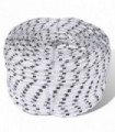 Braided Boat Rope Polyester 8 mm 500 m White