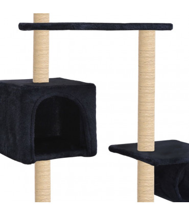 Cat Tree with Sisal Scratching Posts 260 cm Dark Blue