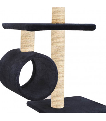 Cat Tree with Sisal Scratching Posts 260 cm Dark Blue