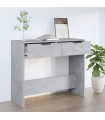 Console Table Concrete Grey 90x36x75 cm Engineered Wood
