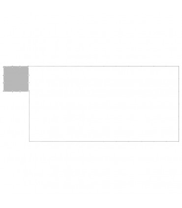 Dog Kennel Silver 22.99 m� Steel