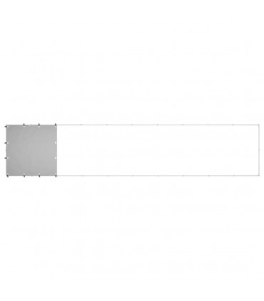 vidaXL Dog Kennel Silver 6.05 m² Steel