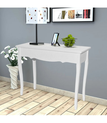 Dressing Console Table White