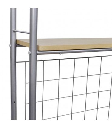 Foldable Breakfast Bar Set with 2 Chairs