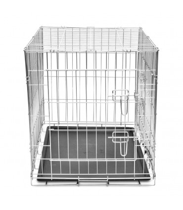 Foldable Metal Dog Bench L