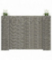 H-Shaped Gabion Planter Steel Wire 260x40x200 cm
