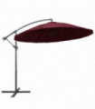 Hanging Parasol Burgundy 3 m Aluminium Pole