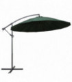 Hanging Parasol Green 3 m Aluminium Pole