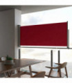 Patio Retractable Side Awning 100x300 cm Red