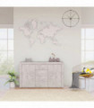 Sideboard Concrete Grey 120x36x69 cm Chipboard