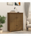Sideboard Honey Brown 83x41.5x100 cm Solid Wood Pine