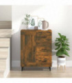 Sideboard Smoked Oak 69.5x34x90 cm Engineered Wood