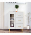 Sideboard White 69,5x34x90 cm Engineered Wood
