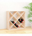 Wine Cabinet 62x25x62 cm Solid Wood Pine