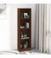 vidaXL 4-Tier Book Cabinet Brown Oak 40x24x143 cm Engineered Wood