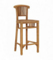 vidaXL Bar Chair Solid Teak Wood